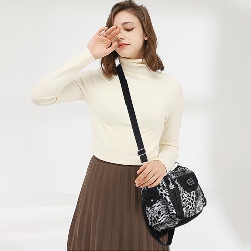 Image of Angel Kiss Purses for Women, Large Shoulder Bag Hobo Tote Purse Mutipocket Faux Leather Satchel Hobo Purse