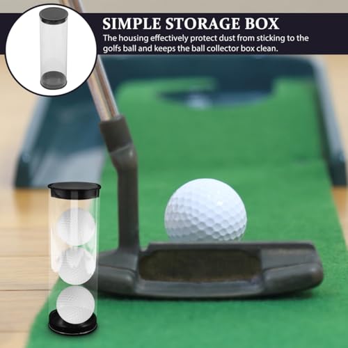 Soporte de exhibición de pelotas de golf en estuche de transporte de plástico transparente 5