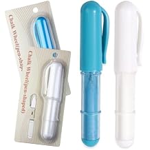 2PCS Sewing Chalk for Fabric, Wipeable and Washable Fabric Chalk for Sewing, Tailors Chalk for Fabric Etailed Marking on Fabrics, Cottons, Leathers - Blue, White