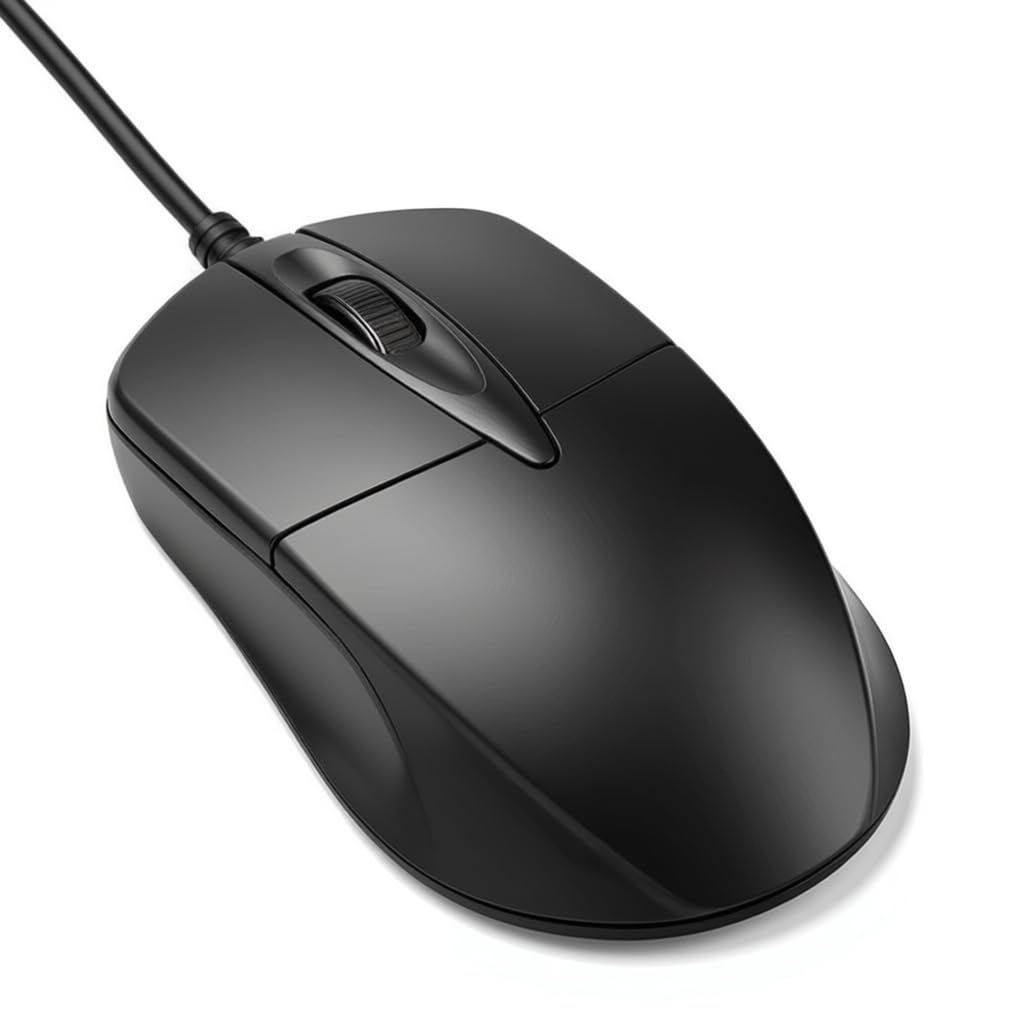Game Wired Luminous Mouse USB | Silent RGB Illumination and 3‑Button Precision | 1.5m Cable for Desktop PCs, Laptops, Macs and Gaming Accessories for Windows & macOS-image-40