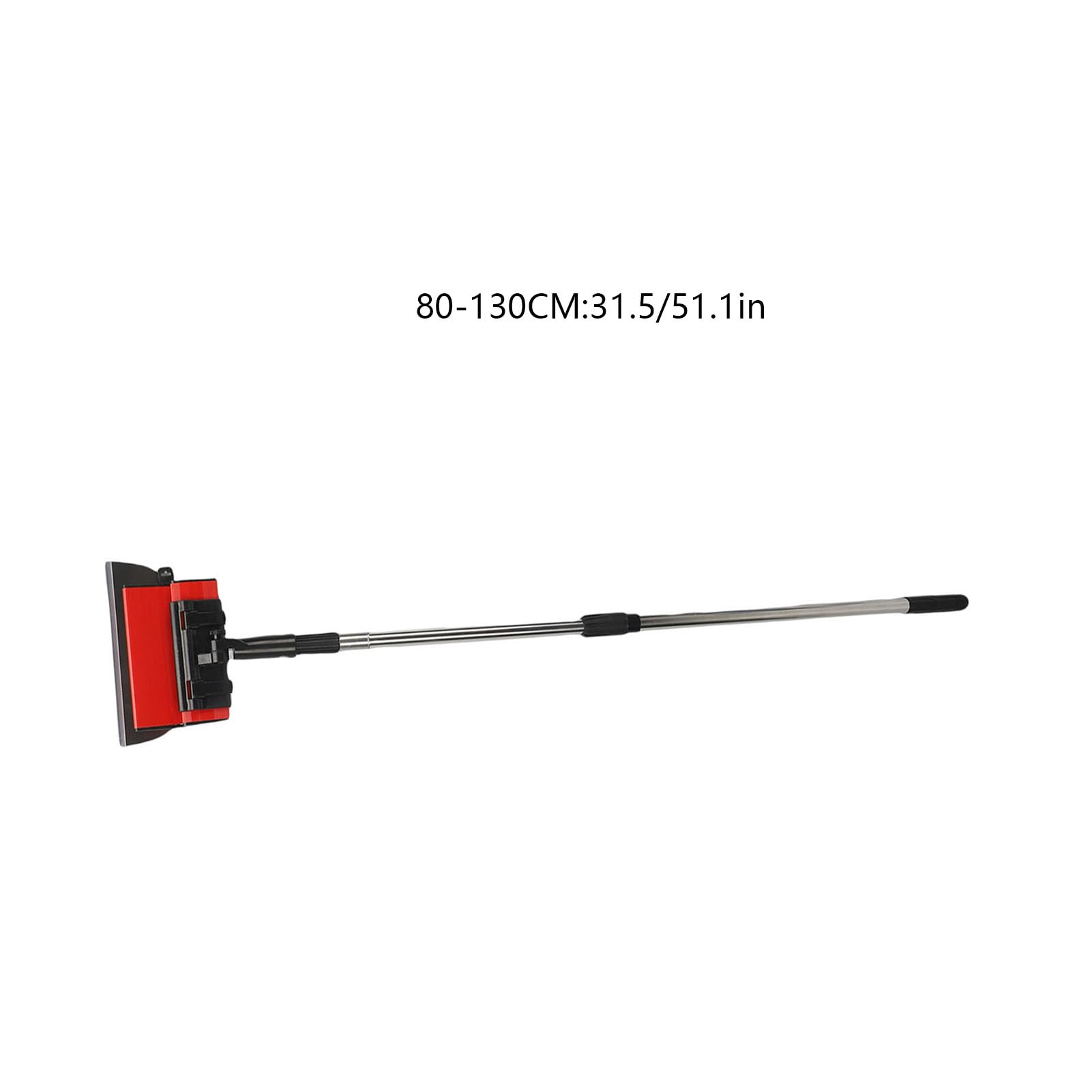 Generic Juego de Espátula Alisadora de Paneles de Yeso de Acero Inoxidable para Acabado de Paredes de Placas de Yeso de 15 Cm a 80 Cm con de Extensión de 80-130 (rojo)