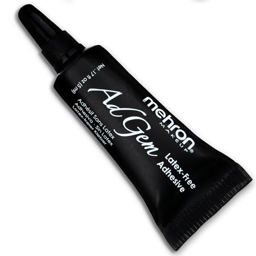 Mehron Makeup AdGem Adhesive | Latex-Free Body & Eyelash Glue for Rhinestones & False Lashes...