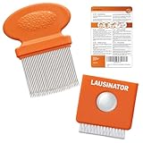 Original 3-in-1 Metall-Mensch-Läusekamm Lausinator Nissenkamm extra fein – Kinder und Erwachsene