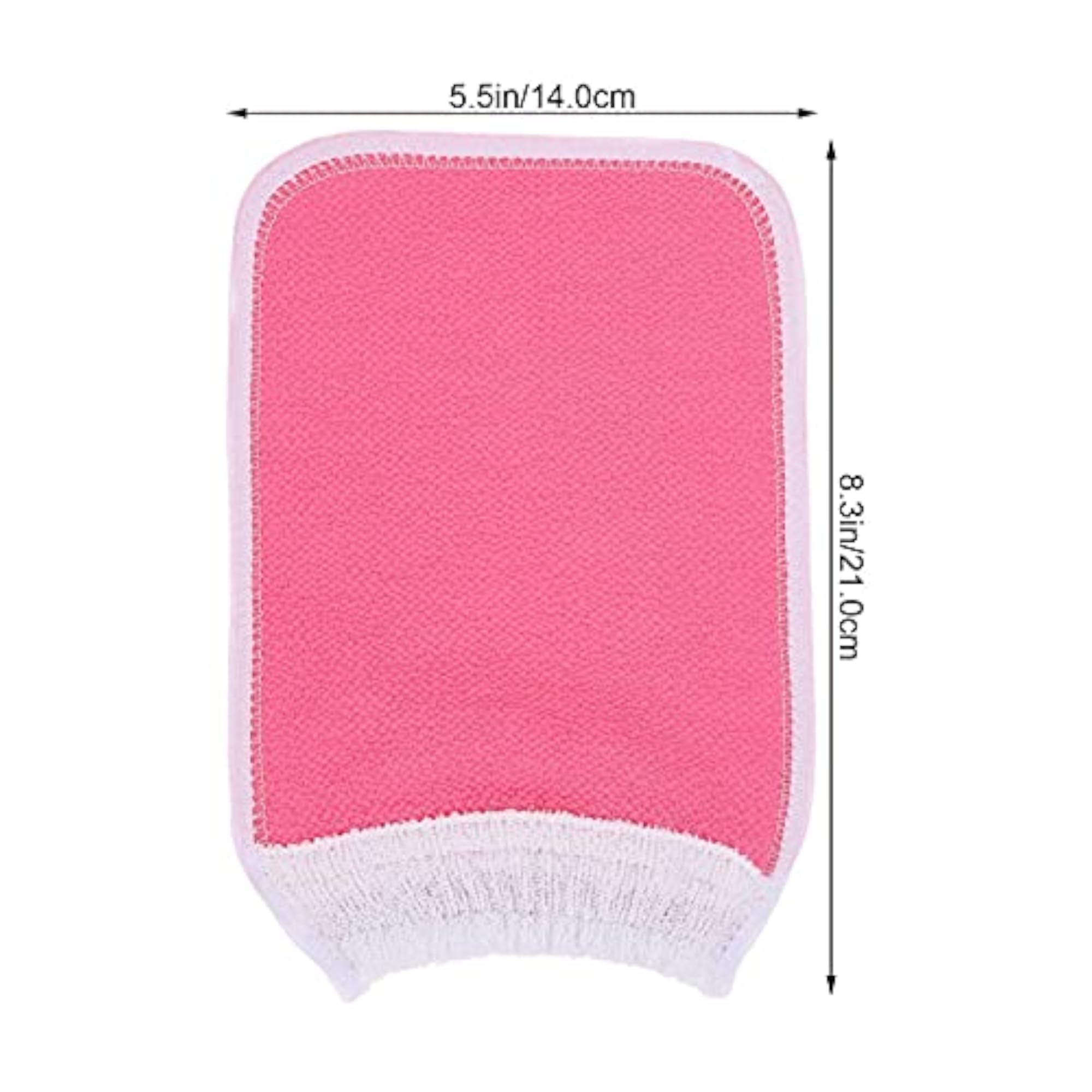 2pcs Unisex Exfoliating Bath Mitt Body Rubbing Gloves