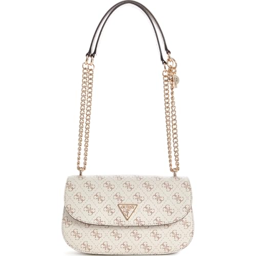 GUESS Aba transversal conversível Daryna, Logotipo creme, One Size