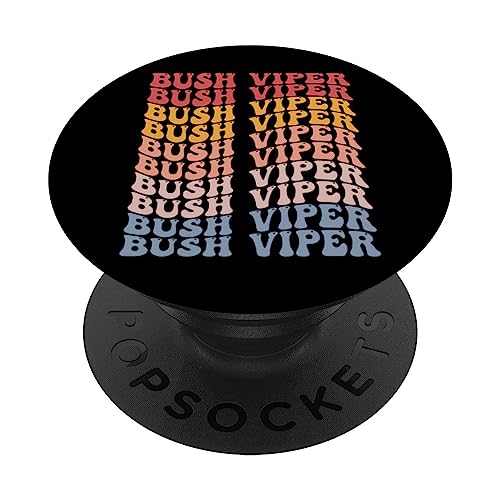 Bush Viper, maravilloso, retro PopSockets PopGrip Intercambiable