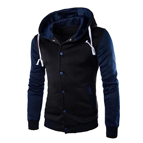 Preisvergleich Produktbild Kobay Herren Männer Mantel Jacke Outwear Pullover Winter Schlank Hoodie Warme Kapuzenpulli Mehrere Farben
