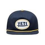 YETI Big Wave Flat Brim Rope Hat Navy