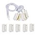 Produktbild Smandy Tür und Fenstersensoren 5-TLG. MC-38 vertiefte verdrahtete Tür Fenstersensor Tür Fenster Alarm Magnetschalter Home Security Alarmanlage