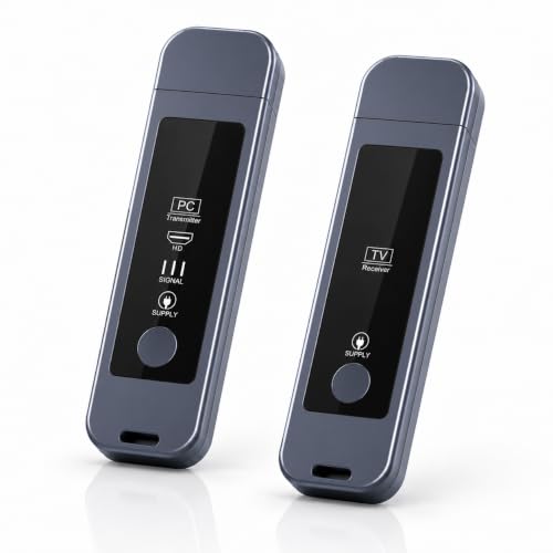 Skyoyo Wireless HDMI Transmitter and Receiver, Plug & Play, No WiFi/APP