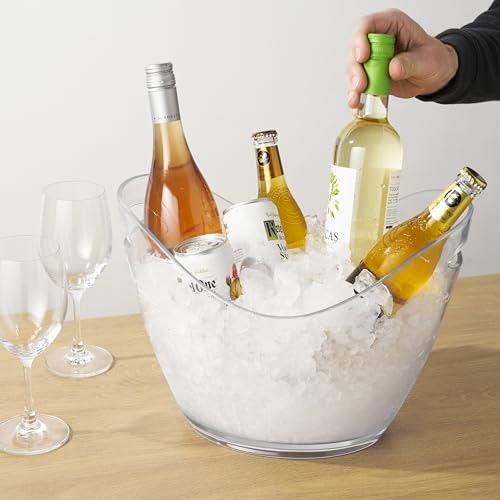 image for True Chill Acrylic Ice Buckets for Parties and Drinks, 2.11 Gallons (8