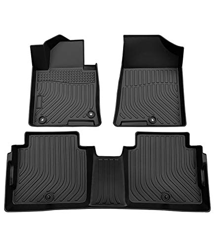 Landrol Floor Mats Replacement for Hyundai Sonata 9th 2015-2019 Heavy Duty Liner Custom Fit All Weather Protection Carpets Waterproof Durable Odorless