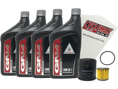 Cyclemax Standard 10W-30 Oil Change Kit fits 2014-2018 Honda CTX700D