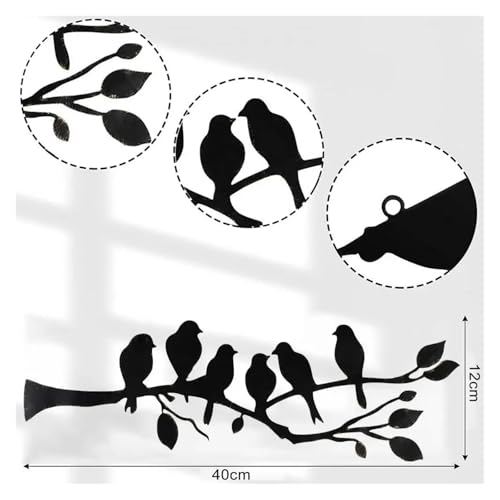 Décoration oiseau en métal créez un cocon de sérénité - 7
