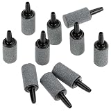 QWORK® 10 Stück Aquarien-Luftstein 2.5 cm Zylinder-Blasendiffusor für Aquarien, Hydrokulturen und...
