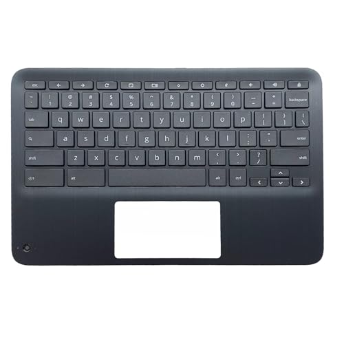 Repose-main HP Chromebook X360 11 G3 EE Noir sans rétroéclairage L92215-001 avec trou WFC