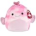 Squishmallows Original 10-Inch Sy The Valentine's Day Pink Angler Fish Plush- Official Jazwares Plush -Collectible Soft & Squishy Stuffed Animal Toy-2026 Limited Edition - Gift for Kids, Girls & Boys