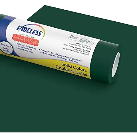 Fadeless Schoolgirl Style Bulletin Board Paper, Enchanted Garden, 47.25" x 50', 1 Roll Cover
