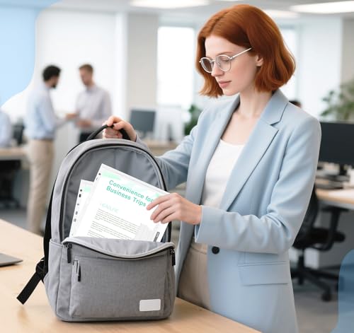 Agoer 48 Stück A4 Dokumentenmappe zum Abheften [Breite Größe] Dokumententasche Mappen Ordnersystem Wasserdicht mit 11 Löchern,Druckknopf und Etikettentaschen,Sammelmappen Sichttasche für Dokumente