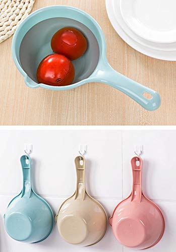 3PCS Plastic Bathing Ladle Spoons Kitchen Accessories Bathroom Water Scoop Cup Baby Shampoo Bath Spoon Home Essential - Thumbnail 3