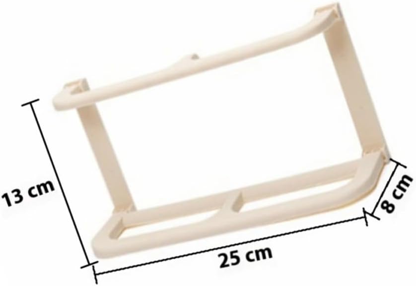 2pcs Wall Mounted Foldable Slipper Rack, Dual-layer Plastic Shoe Shelf