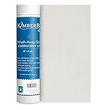 Kimberbell Wash Away Stabilizer - Wash Away Stabilizer for Embroidery, Sticky Back Stabilizer for Machine Embroidery, Water Soluble Stabilizer for Embroidery, 20'x5' Yd Roll, No Residue