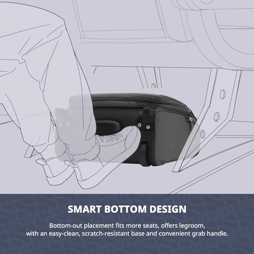 Image of Verage Underseat Carry On Luggage With Spinner Wheels, 16-Inch Rolling Pro, Softside, Grey