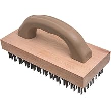 Carlisle FoodService Products 4067600 Ergonomic Steel Butcher Block Scratch Brush, 9-3/8