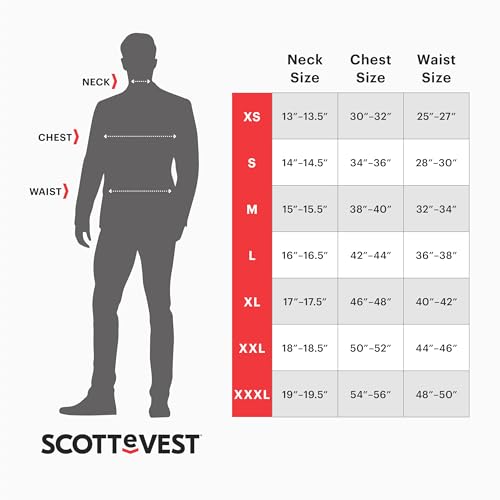 SCOTTeVEST Men's Pack Windbreaker Jacket Windbreaker