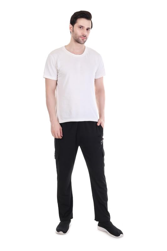 Navii Men's Cargo Track Pant Lower | Multi Pockets Lycra Stretch Fabric | Stylish Cargo Track Pant for Men's-picture-19