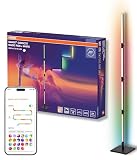 OSRAM Lampa ścienna i podłogowa SMART+ WIFI CONVERT, czarna, 24 W, 2320 lm, regulowane światło białe i kolorowe, możliwość przyciemniania, długa żywotność, dynamiczny efekt świetlny Magic RGB,