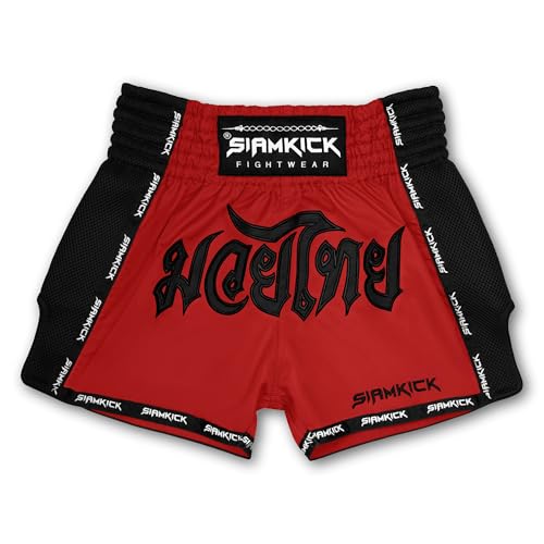 SIAMKICK Elite Muay Thai Shorts for Men Women Boxing Kickboxing High Grade MMA Fight Clothing...