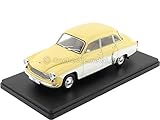 wartburg 312  Whitebox kompatibel mit Wartburg 312 1965 gelb weiß Modellauto 1:24