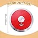 kowaku 2kg Nylon Track and Field Equipment for Beginners Throwing for Beach College Athletic Training Practice Outdoor, red