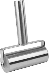 Rolo Massa Metal Antiaderente Cilíndrico 18cm Cozinha Profissional Doméstica Premium