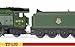 Hornby TT:120 Steam Train - TT3008M BR Class A4 4-6-2 60016 'Silver King' - Era 4 TT Gauge Locomotives for Train Set, Engine Models for Adults - 1:120 Scale Model Gift