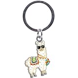 Sheepworld - 46829 - Mini Schlüsselanhänger, No drama Lama, Metall, Kunststoff, 6cm x 2,5cm
