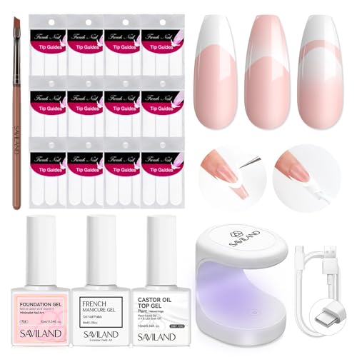 Saviland French Manicure Kit