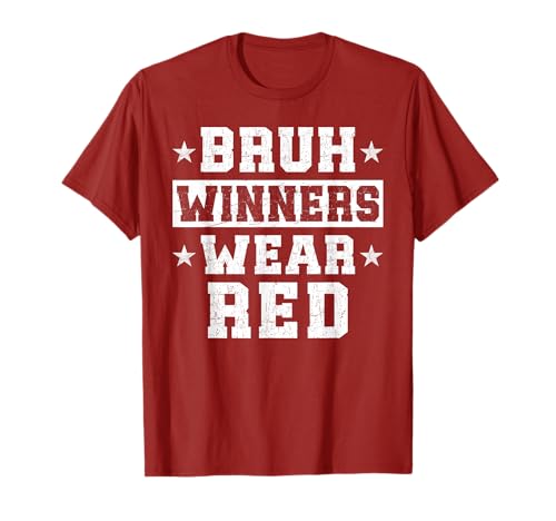 Spirit Week Winners Wear Red Camp Team Game Color Sports T-Shirt