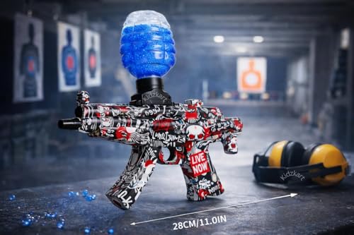 Image of Jelly Shoot Electric Toy Gun for Kids | Automatic Water Beads Gel Ball Blaster | Rechargeable Outdoor Shooter with Soft Gel Balls | Safe Fun Activity Toy for Boys & Girls