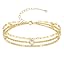 Gold Round CZ