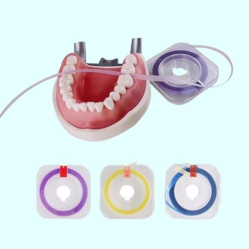 Bandes de Polissage Dentaire,3 PCS Meulage De Bande Denthiment Dentaire 30μm 40μm 50μm Papier de Glas Dentaire Bande Denthiment Dentaire pour Les Soins Bucco-Dentaires et Éclaircit