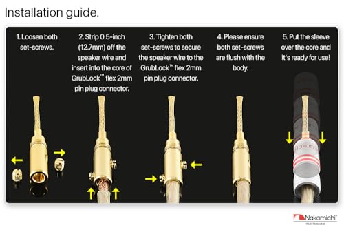 Nakamichi Conectores Flex 2mm Pin Banana 8 Pcs miniatura 6