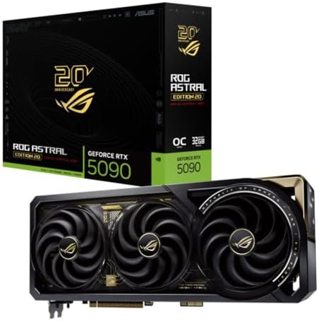 ASUS ROG Astral GeForce RTX 5090 Edition 20 OC Quad-Fan Gaming Gr...