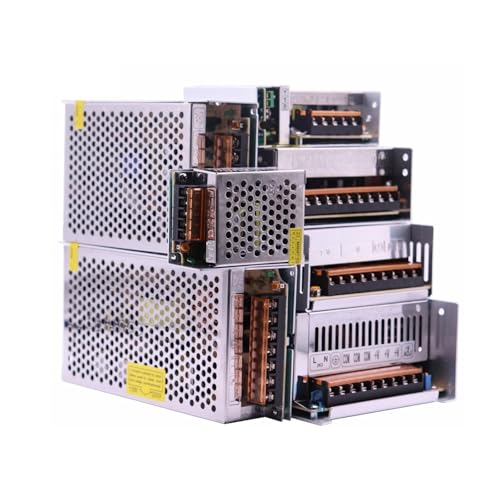 HHB18I DC24V Switching Power Supply LED Driver Lighting Transformer AC110V 220V to 1A 2A 3A 5A 10A 15A 20A for CCTV 24V Strip Tape(24V 10A)