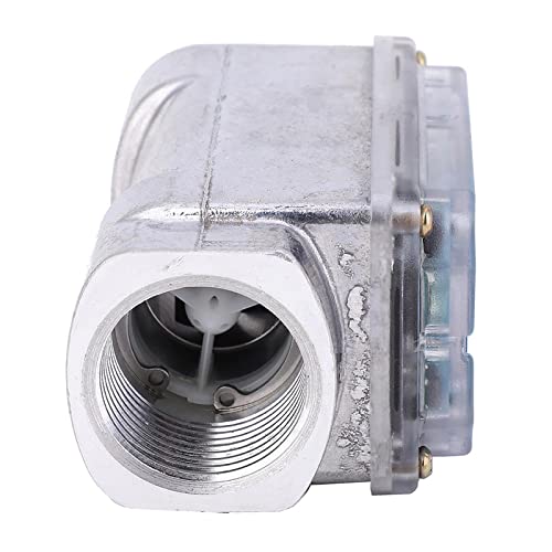 Medidor De Flujo Digital De Turbina Con Rosca NPT De Alta Precisión De 1 Pulgada Para Diésel, Queroseno Y Gasolina (Azul)