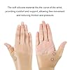 supporto per pollice e polso, 2 paia Guanto Supporto per Polso Silicone Protettivo Alleviare Il Dolore Per Mano Artrite Tunnel Carpale Tenosinovite Compressione Distorsione
