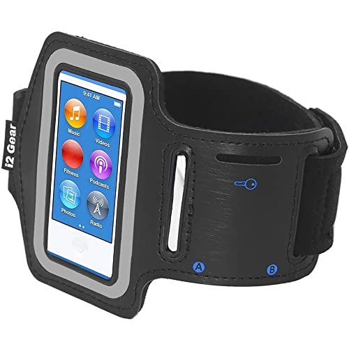 I2 Gear Adjustable Armband Compatible With Ipod Nano 8Th And 7Th Generation Devices (Black) #TOP2