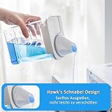 Aarcyye Hermetyczny dozownik środu piorącego 1800 ml, uniwersalne pudełko na proszek do prania, wielofunkcyjne