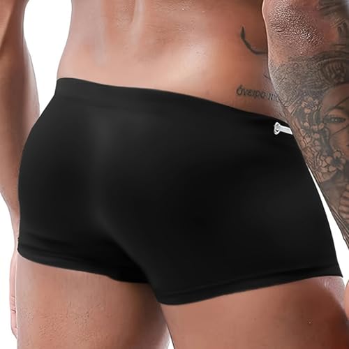 Men's Modern Square Cut Swim Trunks with a Sleek Style for a Contemporary Look3